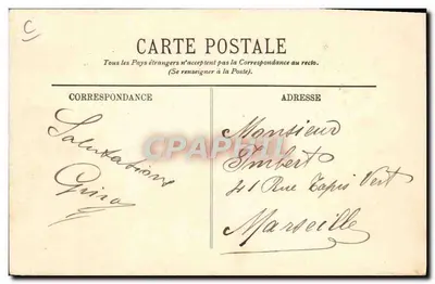 Um Artesão Indígena — SCÈNES ET TYPES. — LL. — n° 6183 — Verso