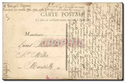 Ellegaard, Campeão do Mundo — Corrida ciclista em Paris — B.F. Paris — Verso