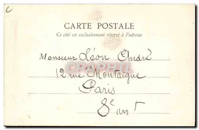 Os Corredores — Mathieu — B. F., Paris — Verso