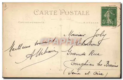 ラ・ブシュ — 1909 — アルトー＆ノザイ、ナンス — 裏面