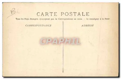 O "Calédonien" — Navio anexo da Escola de Artilharia — A. Bougault n°528 — Verso