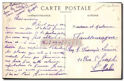Esta (Hérault) — Três-Mastros Todas as Velas Desenroladas — Edição Mar — Verso