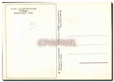 Dwie nagości pod prześwietem fioletowym — praca Michela Plaisira — Wydawnictwo F. Nugeron, 1970 — Rewers