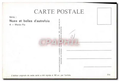 Nuda e bella d'una volta — Maria-Pia — Edizione/Diffusione: LAMBEET, BLOIS — Verso