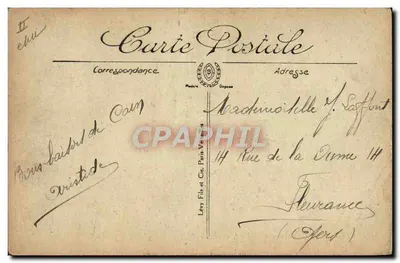Caen — La Gendarmerie — La Façade — I.I. — Éditeur : I.I. — Verso