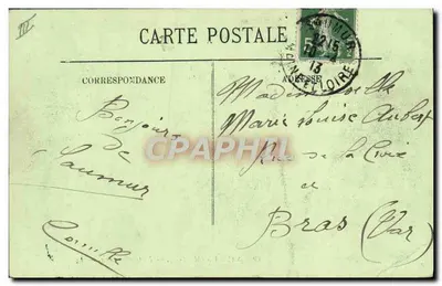Saumur (M.-et-L.) — A Gendarmeria — Editor LL — Verso