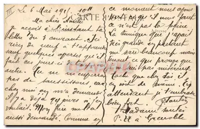 La Gendarmerie — Amiens — L. Caron, fotograf. Amiens, nr 10 — Rewers