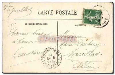 Caen — La Gendarmerie — La Façade — LI. — Verso