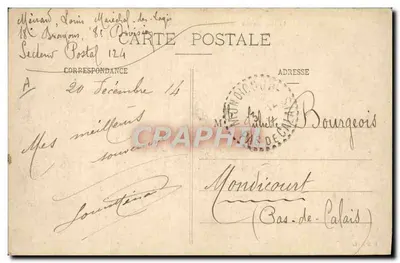 Revigny - La Gendarmerie - Route de Ste-Menehould — R. Mirayulle — Verso