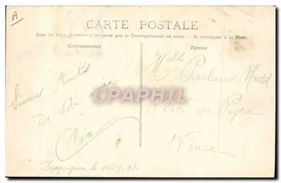 Draguignan - A Gendarmeria — Edição Villy, Draguignan — Verso