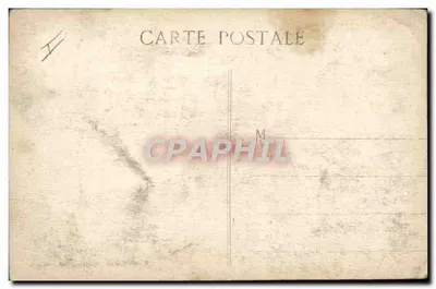 Bateau de guerre français — Transport BIEN-HOA en mer agitée — éditeur H. Grimaud, 54 rue Maznod, Marseille — Verso