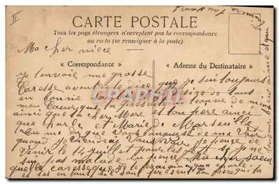 Navio de guerra francês — 'Iéna', encouraçado de esquadra — Coleção A. Coutur, n°344 — Verso