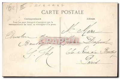 Boulogne — Het Theater — Uitgever niet geïdentificeerd, serie-nummer 68 — Achterkant