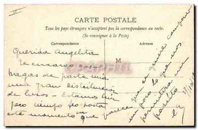 Bordeaux — Het Grand Théâtre en de Comédie — PP. n° 90 — Achterkant