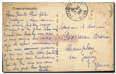 Vichy — Igreja de São Luís, vista panorâmica — LL — Verso