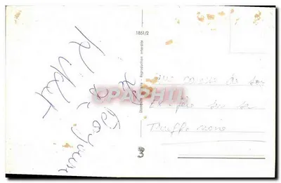 Cachorro branco — retrato — Stampa Italia, n° 1851/2 — Verso