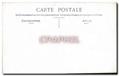 Zamek w Compiègne — ogólny widok — wydawca nieznany — Rewers