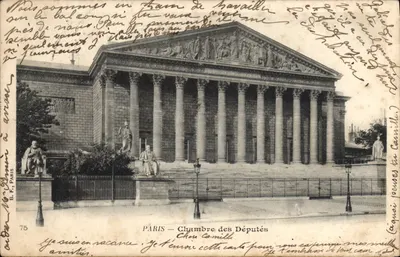 Paris — Chambre des Députés — éditeur B. F. PARIS, n°75
