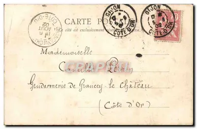 Paris — Chambre des Députés — éditeur B. F. PARIS, n°75 — Verso