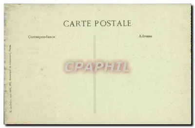 Arc de Triomphe — Paryż — Wydawca E. Le Fèdery, nr 4062 — Rewers