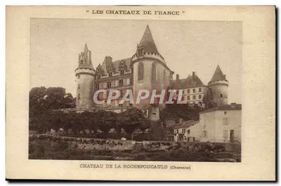 Castelo de La Rochefoucauld — Charente — editor Biscuits Vignals & Cie - Lyon