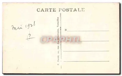 Floresta de Fontainebleau — Mesa do Rei — Verso
