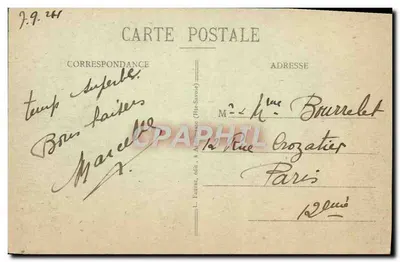 St-Gervais-les-Bains — Estrada de Bionnassay — Passo de Voza e Mont Lachat (2111m) — L. Faure, editor em Annemasse (Haute-Savoie) — Verso
