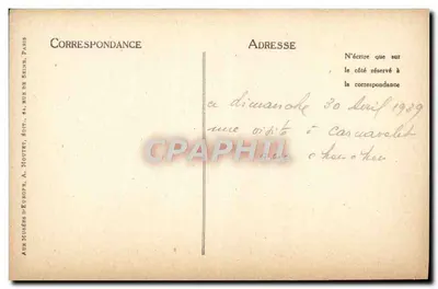 Strona z zeszytu Corota — Muzeum Carnavalet — Wydawca A. Moutet, nr 113 — Rewers