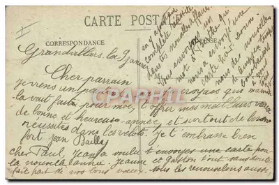 Réchésy (Fronteira Franco-Alsaciana-Suíça) — Visão Geral — Edição E. Mayer, 69, Toulouse — Verso