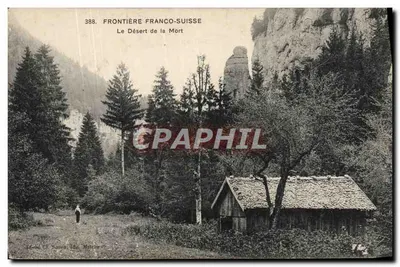 Fronteira Franco-Suíça — O Deserto da Morte — Editor: Chèze, La Sannois, edit. Moutier