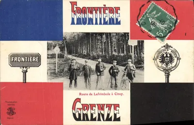 Rodovia de Lafrimbole para Cirey — Fronteira franco-alemã — editor não visível