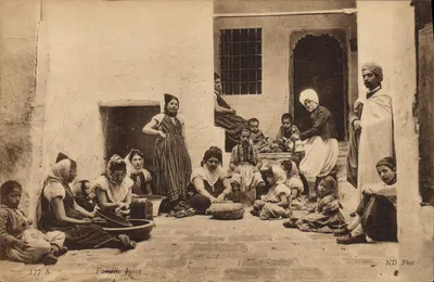 Família judaica — cena de vida — ND Phot, n° 377 A