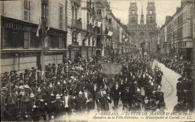 Orléans — A Festa de Joana d'Arc em 1907 — Municipalidade e Conselho — LL.
