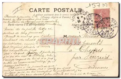 Tourcoing — Hotel-Caserne Strażaków — E.C. n°13 — Rewers