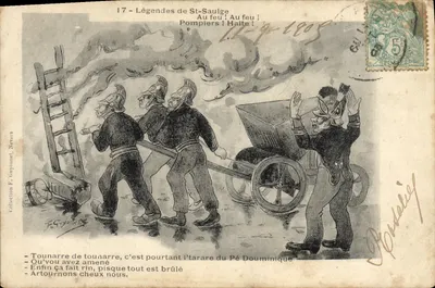 Lendas de St-Saulge — Série 17 — Editor F. Guyonnet, Nevers