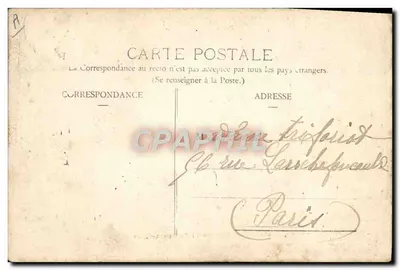 Lendas de St-Saulge — Série 17 — Editor F. Guyonnet, Nevers — Verso