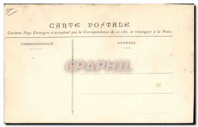 Saint-Étienne — Incêndio na Place Hôtel-de-Ville, 5 de junho de 1905 — sem editor ou número visíveis — Verso