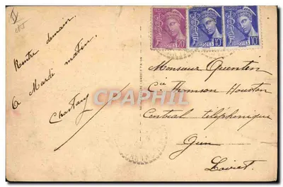 Les Auvergnats chez eux — Fabrication des paniers — Éditeur : C. P. A. P H I L. N° 13 — Achterkant