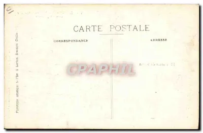 Le Creusot — Usinas Schneider — Fornos de Puddler — A. Ducé, Impressor-editor — Coleção do Photo-Club — Verso
