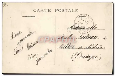 Fundição do CHINCHAUVAUD — Estabelecimentos Ve Ch. MARIDET — La Coulée — Casa fundada em 1850 — Verso