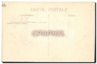 Bilhete postal antigo Le Creusot Usinas Schneider Sala de forja com martelo pilão Pilão de 100 toneladas — Verso
