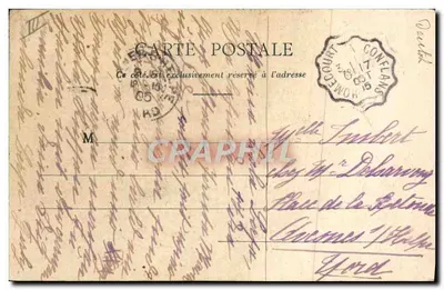 HOMÉCOURT - Vista general de la Fabrica Naval - Editor P. KIRCH — Reverso