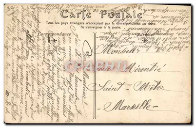 Ciclista americano — Menus BEDELL — ND Phot — Verso