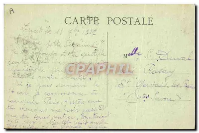Il riso del Morvan — Caricatura di ciclista caduto — Imp. H. Wayer, Prémery — Verso