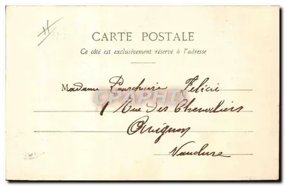 Lubie policjanta — fototypia A. BUREBEAT & Cie, NANCY — n°4 — Rewers