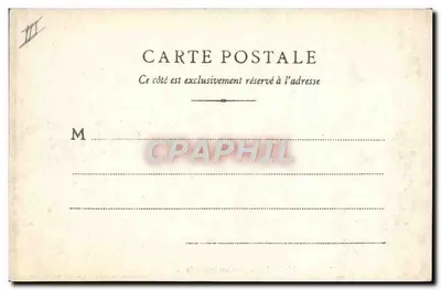 Moulins — Gendarmeria — Mathiaux Frères, Moulins — Verso