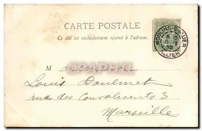 Moulin, o — Pavilhão da Gendarmeria — Y. Tull, Edit. Moulin — Verso