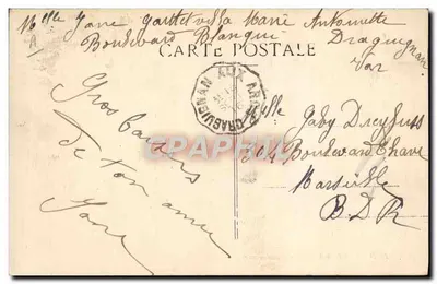 Draguignan — A Gendarmeria — Editora Desconhecida, n° 20 — Verso