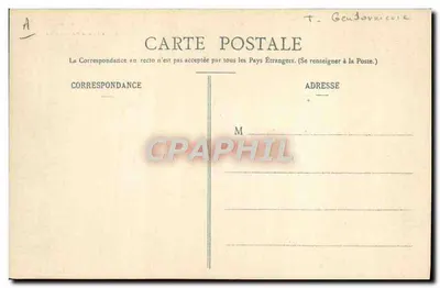 Moulins - De Gendarmerie (Oud Pavillon d'Anne de Beaujeu) — L. Pédillet, uitgever — Achterkant