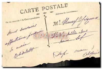 Bandeira decorada com a Cruz de Ferro — Pega em Lassigny — Bavarois — 13 de outubro de 1914 — Editor desconhecido — Verso